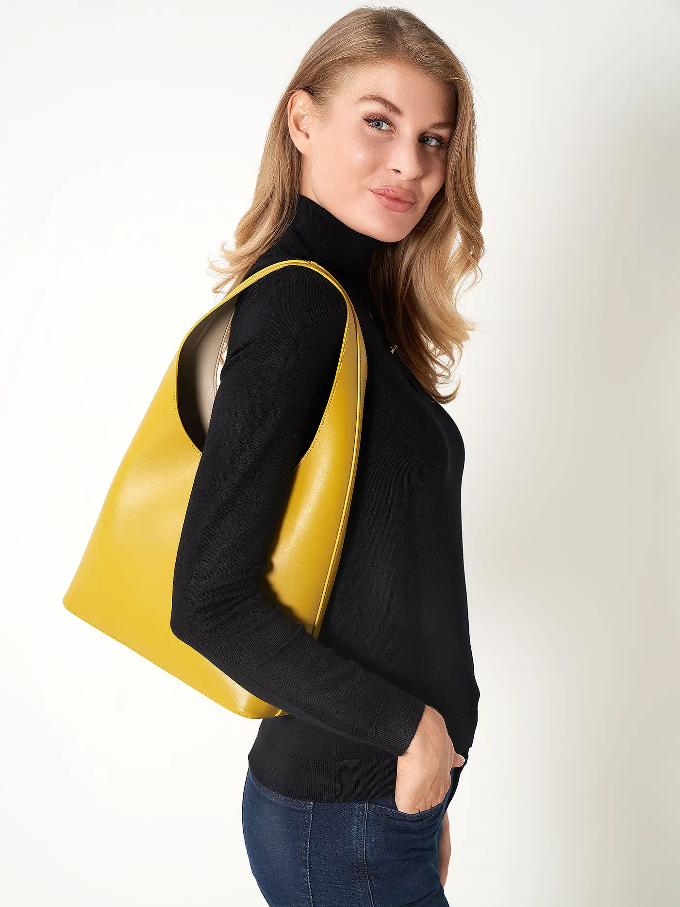 AESTHER EKME | Ledertasche - Hobo Bag SAC MIDI | 